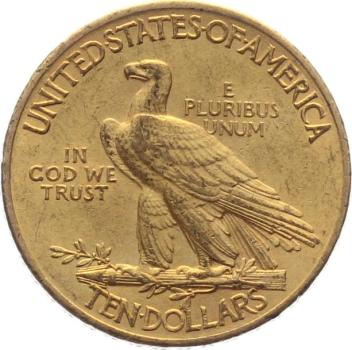 Preview: USA 10 Dollar Indian Head Goldmünze aus 900er Gold